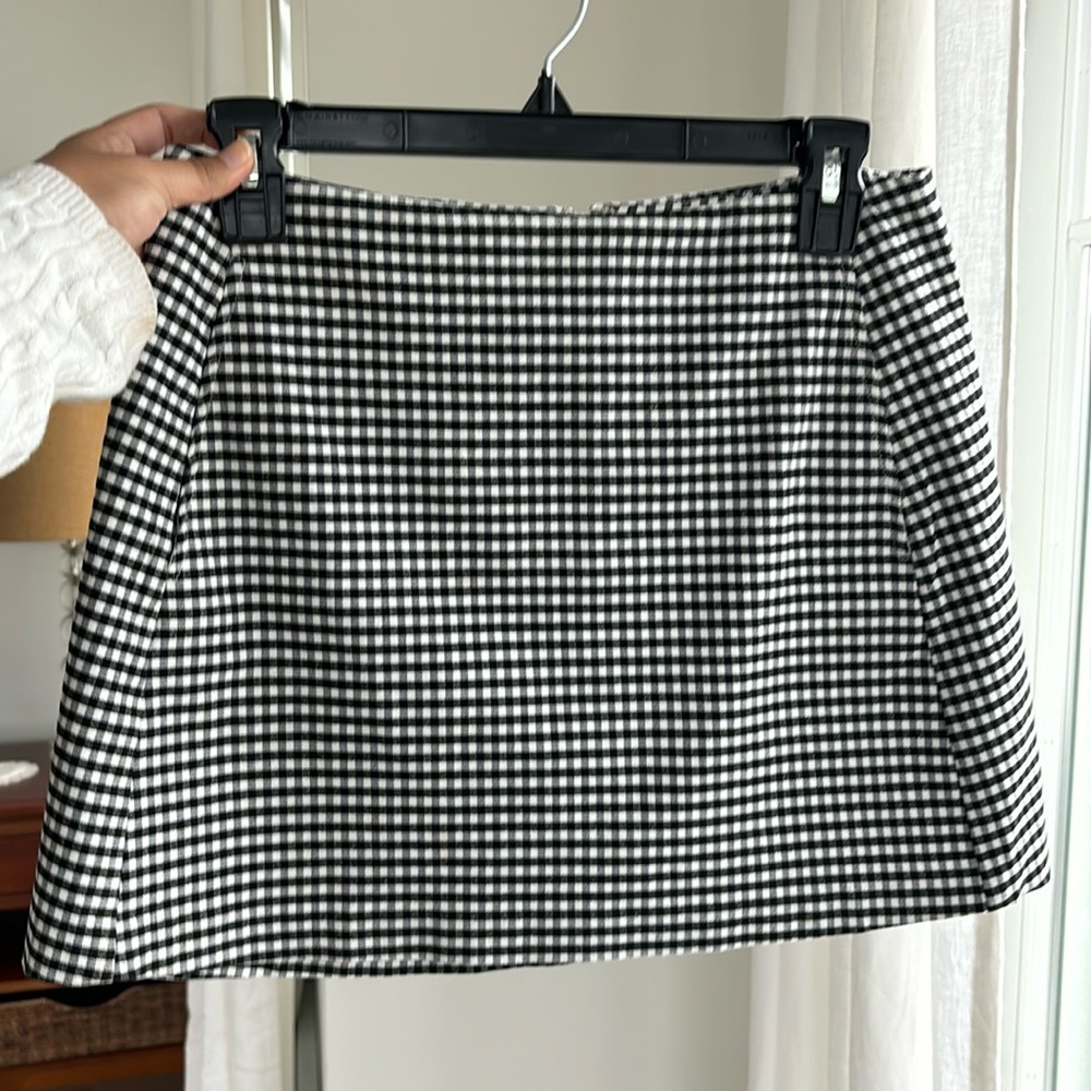 Cutest checkerboard mini skirt from Urban Outfitters